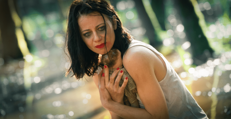 Dáša Zázvůrková – z natáčení videoklipu Jazzovej anděl